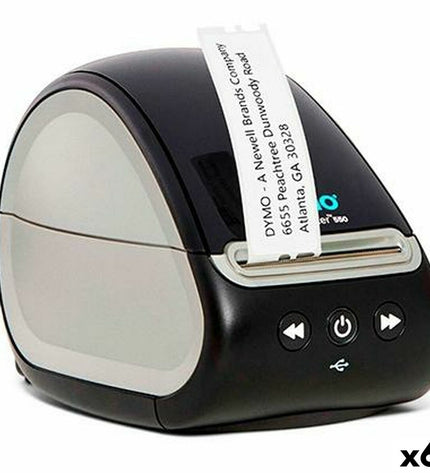 Dymo Labelwriter 550 portable electric label maker with six label tapes, ideal for office and stationery use.