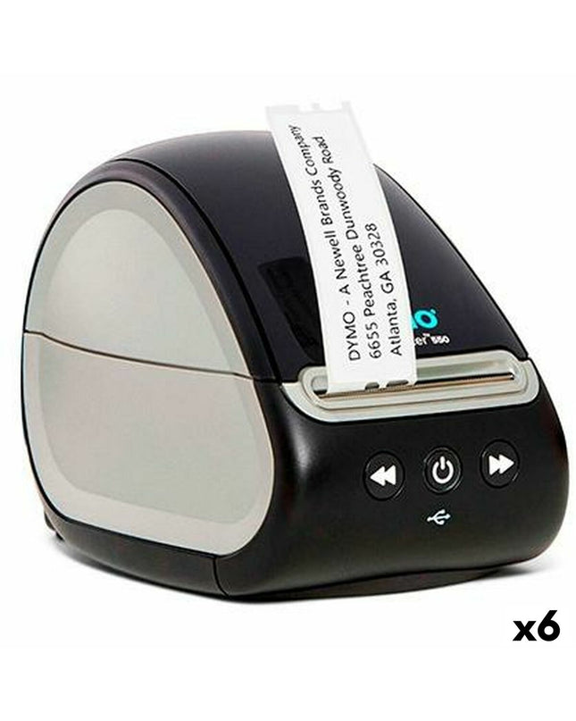 Dymo Labelwriter 550 portable electric label maker with six label tapes, ideal for office and stationery use.
