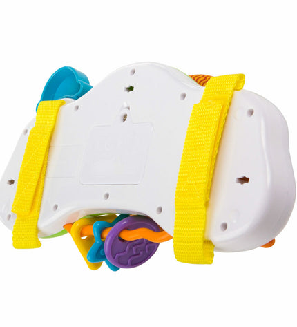 Set of four Winfun baby stroller steering wheels, 27.5 x 15.5 x 7.5 cm, toy accessories for young children.