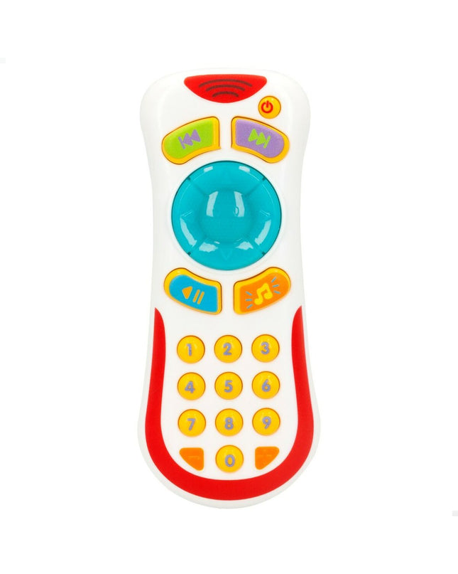 Set of 12 Winfun toy controllers for babies, colorful and small-sized, ideal for young children's imaginative play.