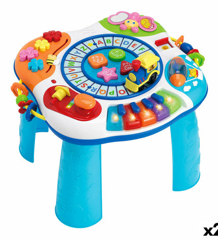 Winfun Baby activity center with train and piano, 42x34x37.7 cm, colorful play toys for young children.