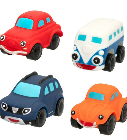 Set of six Motor Town toy vehicles, colorful miniature cars and trucks for children, part of the speelgoed en games vehicle collection.
