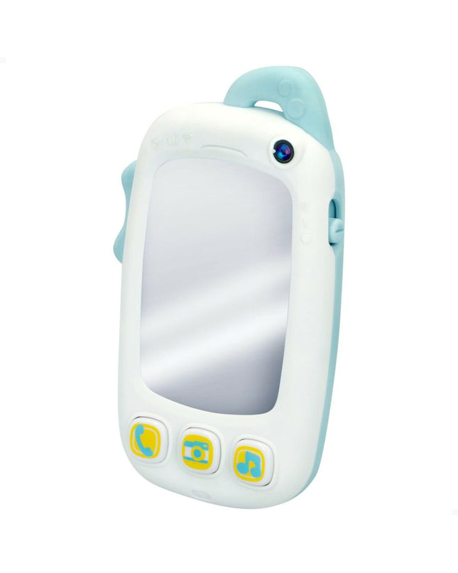 Set of six Winfun white baby toy telephones, each measuring 9x15.5x3.8 cm, designed for young children’s play.