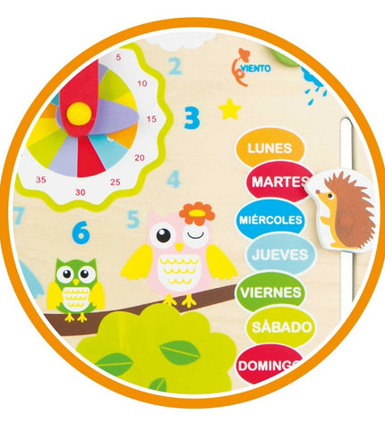 Set of six Woomax educational owl toys for babies, 30x3x30 cm, featuring colorful owl shapes for young children's play.