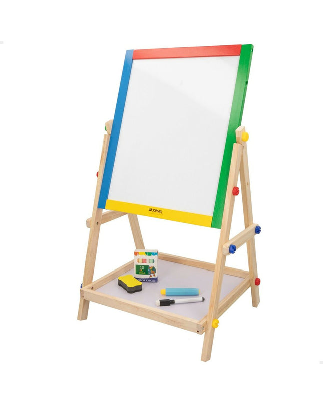 Set of four Woomax 2-in-1 board game pieces, 37.5 x 65 x 30.5 cm, for creative play and activities.