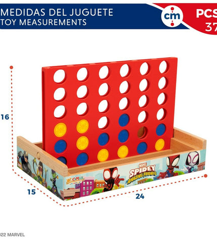 Set of six Spidey 24x16x15cm toys, cartoon character figures for play and collection, in colorful packaging.