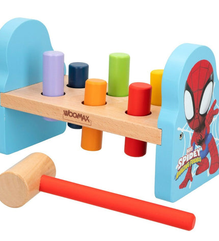 Spidey behendigheidsspel met 8 onderdelen voor jonge kinderen, speelgoed voor baby's, 21.5 x 14 x 10.5 cm, 6 stuks