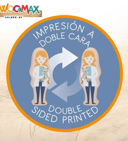 Woomax dierenarts speelset met 9 onderdelen, 4 stuks, speelgoed voor kinderen, inclusief dierenarts accessoires, 19x18x19 cm