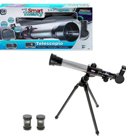 Colorbaby Kinder telescope set with four colorful toy telescopes for imaginative play and learning in children's educational toys.