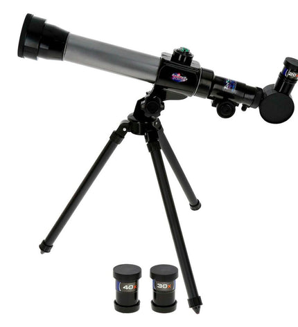 Colorbaby Kinder telescope set with four colorful toy telescopes for children, designed for educational and imaginative play.