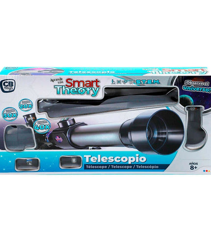 Colorbaby children's telescope set with four colorful telescopes for play and learning, designed for kids' educational fun.