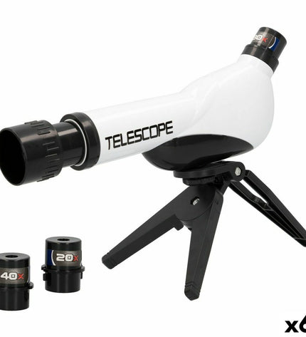 Colorbaby Smart Theory 6-piece children's telescope set, educational toy for kids, colorful plastic telescopes for learning and play.