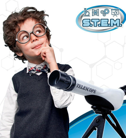 Colorbaby Smart Theory six-piece children's telescope set for educational play, featuring colorful toy telescopes for kids' learning activities.