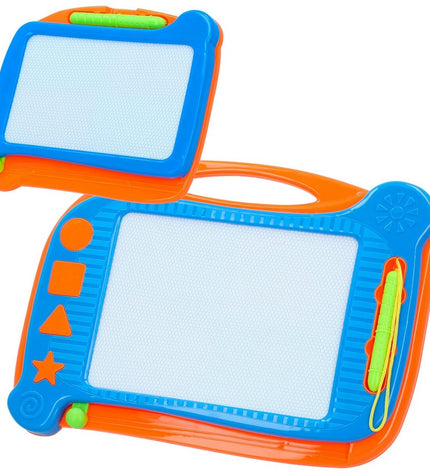 Colorbaby Magisch Schoolbord set with 6 colorful magnetic boards for creative play and educational activities.