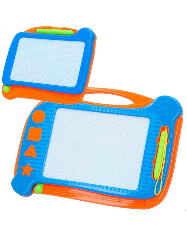 Colorbaby Magisch Schoolbord set with 6 colorful magnetic boards for creative play and educational activities.