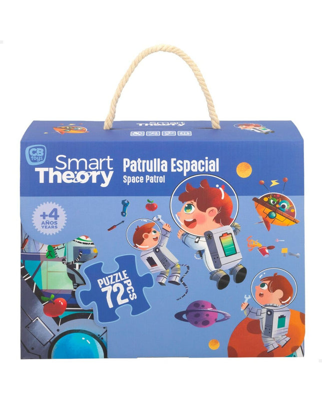Colorbaby Space Patrol puzzle with 72 pieces, 90x60 cm, featuring space-themed images, part of the speelgoed en games collection.