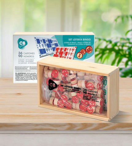 Set of 24 Bingo CB Games wooden, paper, and plastic bingo chips for fun gameplay, from CB Games.
