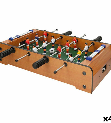 Set of four CB Games foosball table icons, each measuring 50 x 9.5 x 31 cm, used as game accessories or toys.