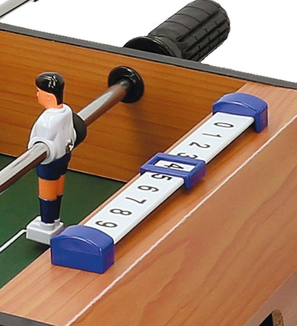 Set of four CB Games table football accessories, compact size, suitable for toy football game setup and play.