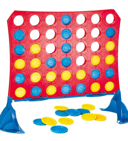 Set of 6 CB Games 4-in-1 game kits with 42 pieces, measuring 31.5 x 26 x 13 cm, featuring colorful toy and game accessories.