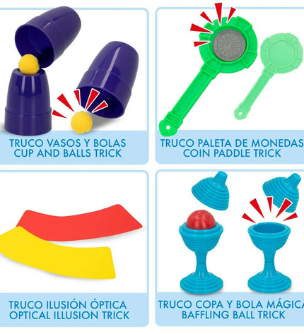 Colorbaby Magic Show toy set with colorful props and accessories, perfect for fun magic tricks and entertainment.