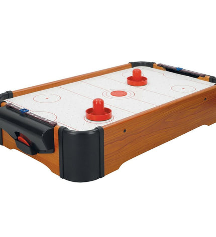 Two CB Games hockey tables, 56x10x31 cm, for kids' toy and game fun, with colorful playing surfaces and mini hockey accessories.