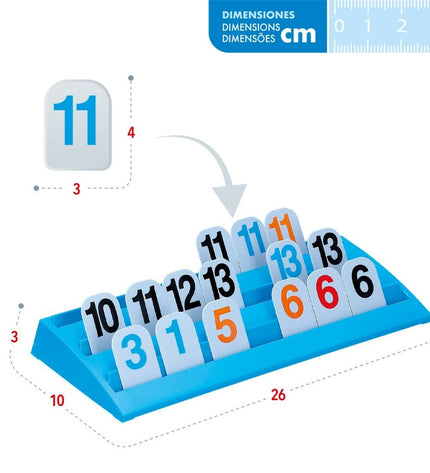 Set of six CB Games board games with 107 pieces, measuring 26 x 3 x 10 cm, including various playing components.