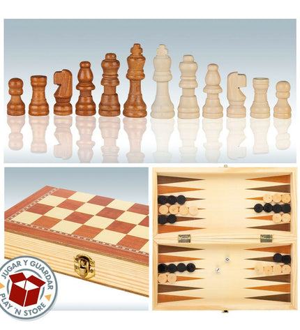 Set of six CB Games wooden backgammon and chess game boards for children, featuring colorful, smooth wooden surfaces.