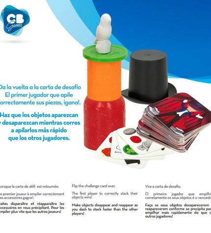 Set of six CB Games Hoge Hoed toy hats for role-playing and dress-up, colorful and fun accessories for children.