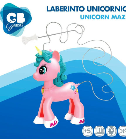 Set of six CB Games unicorn-themed board game pieces, colorful and detailed, designed for children's toys and game accessories.