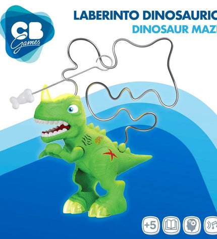 Set of six CB Games dinosaur toys, colorful plastic figures, suitable for play and educational activities.