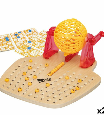 CB Games Bingo CB Games wooden plastic game set with two pieces, fun bingo toys and accessories for children.