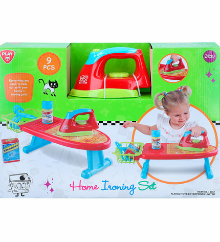 Set of four PlayGo toy imitation games, 48.5 x 13.5 x 17.5 cm, colorful playset for children to imitate real-life activities.