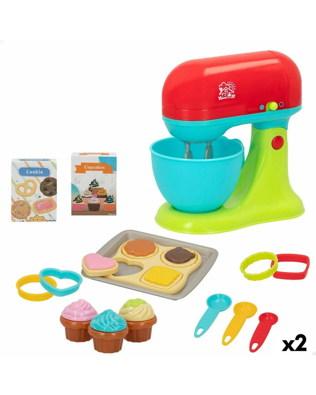 PlayGo toy household appliances set with two miniature pretend appliances, 15.5 x 16 x 8.5 cm, for imaginative play.