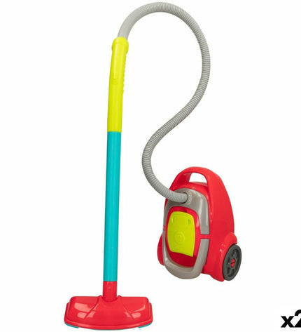 PlayGo toy vacuum cleaner set with two miniature play vacuum cleaners, designed for pretend play and imitation games.