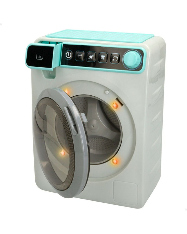 PlayGo toy washing machines, 17.5 x 24 x 12 cm, set of 2, pretend play appliances for kids, realistic design