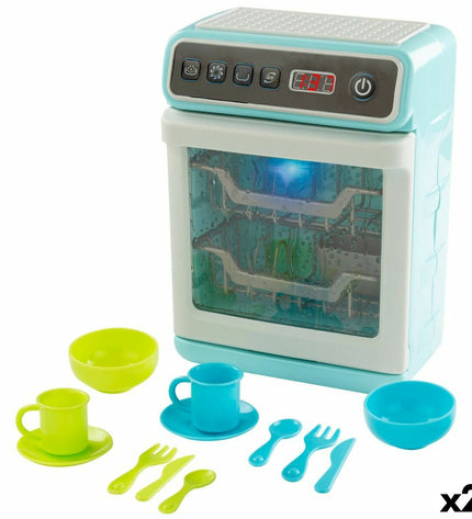 PlayGo toy household appliances set, 18x24x11.5 cm, two-piece pretend play imiteerspelletjes for kids, colorful and realistic.