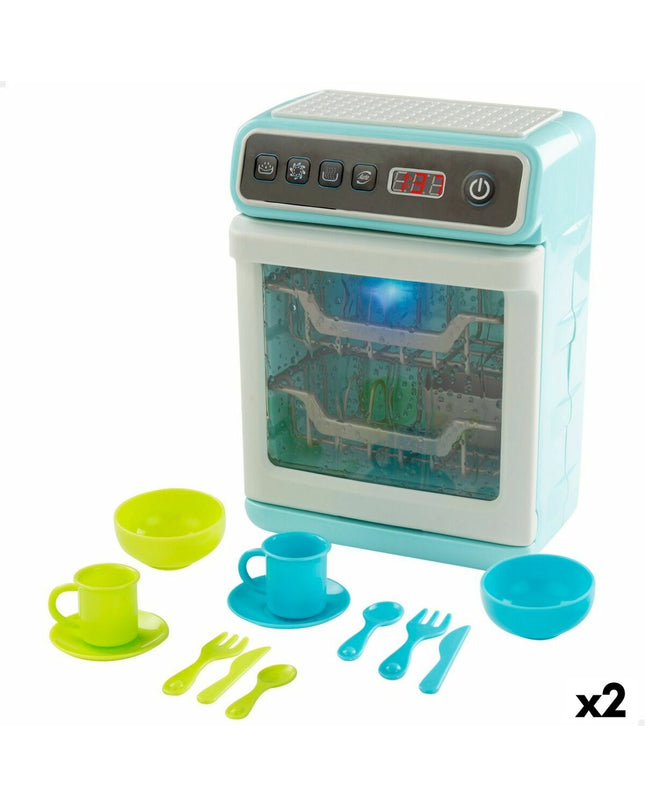 PlayGo toy household appliances set, 18x24x11.5 cm, two-piece pretend play imiteerspelletjes for kids, colorful and realistic.