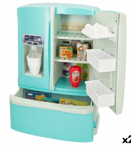 Two PlayGo toy household appliances, 29x39.5x12 cm, pretend play kitchen gadgets for children, realistic and colorful.