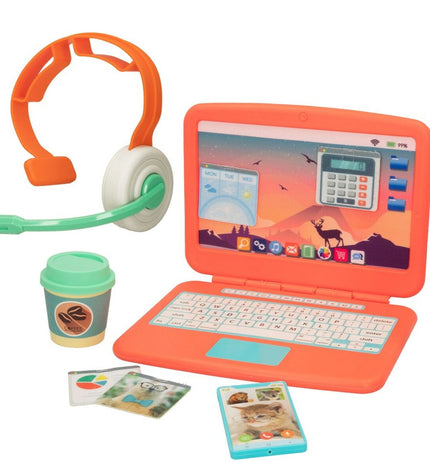 Colorbaby Good Idea electronic toy laptop for kids, colorful play gadget with buttons and screen for children’s learning fun.