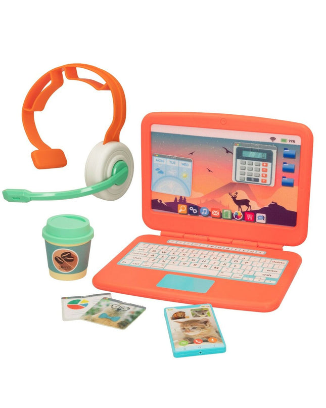 Colorbaby Good Idea electronic toy laptop for kids, colorful play gadget with buttons and screen for children’s learning fun.