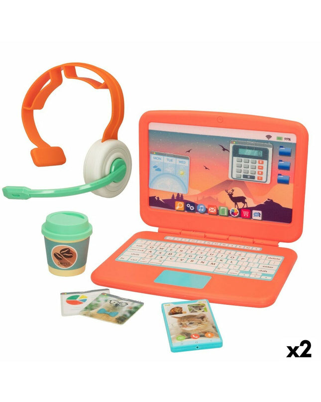 Colorbaby Good Idea laptop toy for kids, electronic educational toy with colorful buttons and playful design.