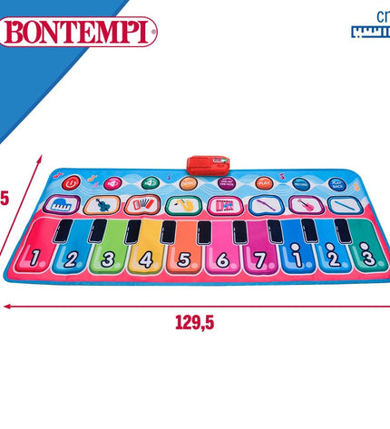 Colorful Bontempi educational music plan toy for children, featuring bright, child-friendly musical instrument components and playful design.