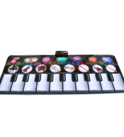 Colorful Bontempi educational music set for children, featuring small toy instruments and learning materials for young musicians.