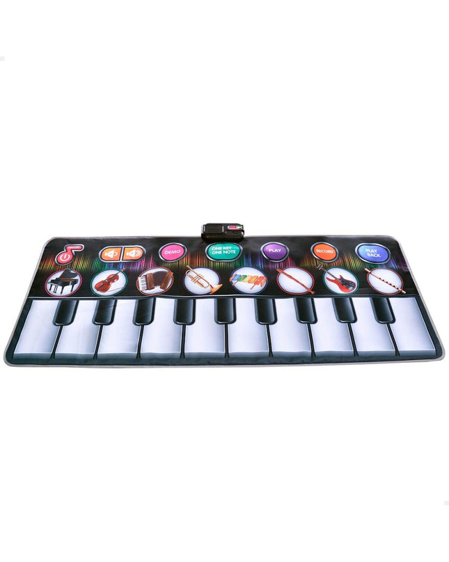 Colorful Bontempi educational music set for children, featuring small toy instruments and learning materials for young musicians.
