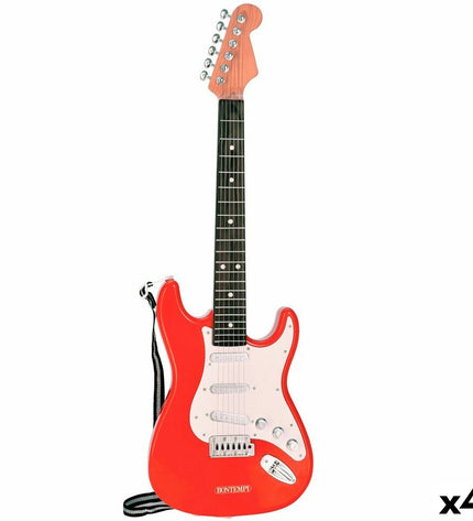 Bontempi Kindergitaar toy for children, colorful plastic guitar with strings, perfect for young beginner musicians.