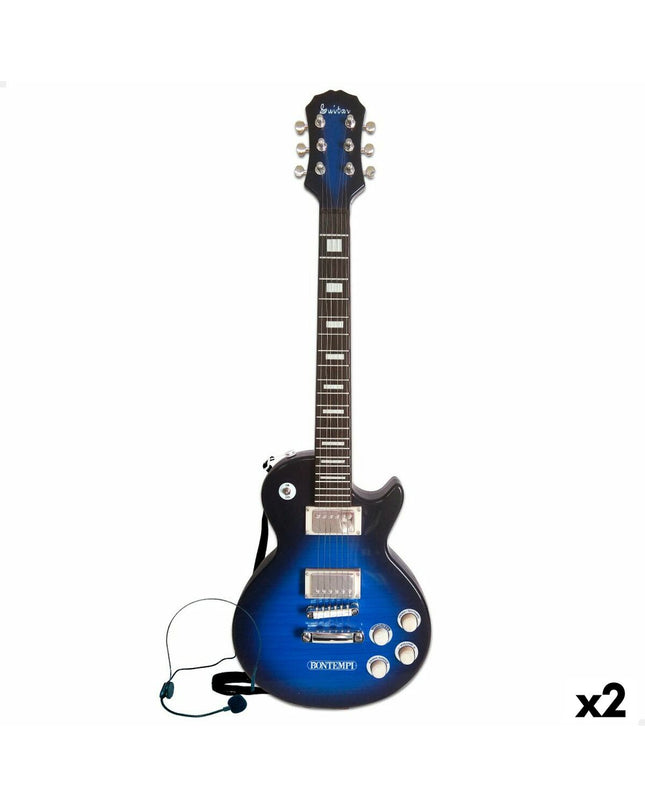 Bontempi Kindergitaar ROCK, colorful children's toy guitar, ideal for young kids to play and explore musical fun.