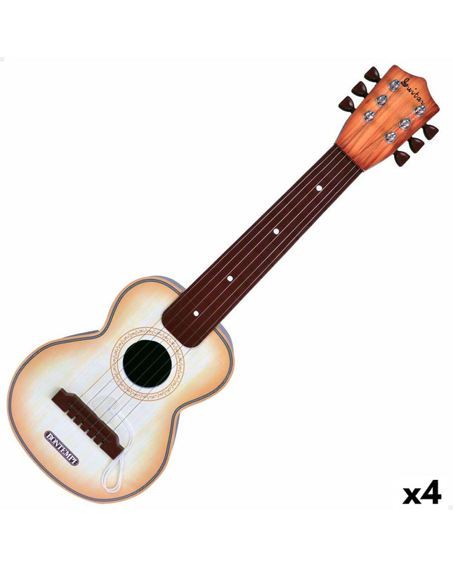Bontempi Kindergitaar, speelgoed muziekinstrument for children, featuring colorful strings and small body for young beginners.