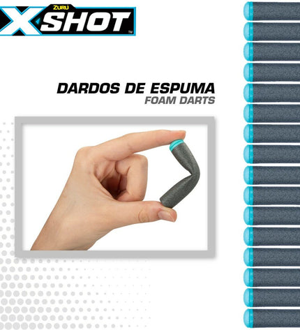 Zuru X-Shot 200 darts toy set with colorful dart components for outdoor play and fun shooting games.