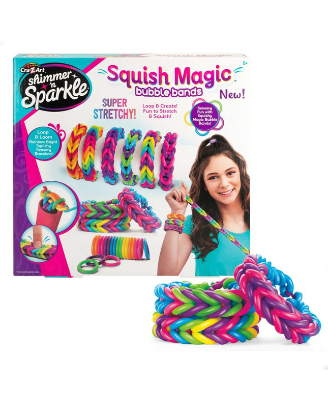 Set of four Cra-Z-Art plastic jewelry making kits with colorful beads and accessories for creative bracelet and necklace crafts.
